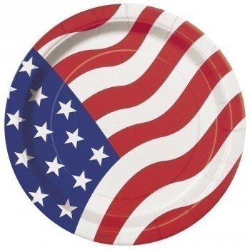 Assiette usa x8