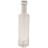 Mignonnette Centurio 5 cl bouchon à vis argentée  x10