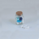 BOCAL CARRE EN VERRE 8 CL X12