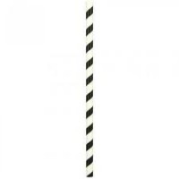 PAILLE PAPIER RIGIDE NOIR 196X8MM X50
