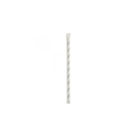 PAILLE PAPIER RIGIDE TWIST BLEU 196X6MM X100