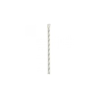 PAILLE PAPIER RIGIDE TWIST BLEU 196X6MM X100