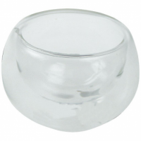 VERRINE SPHERE EN VERRE DOUBLE FOND 10 CL X8