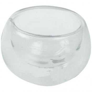 VERRINE SPHERE EN VERRE DOUBLE FOND 10 CL X8