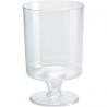 Verre a pied reutilisable 17cl x25