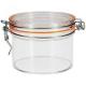 POT TERROIR TRANSP.450ML H.80MM D.105MM+JOINT ORANGE X60(10X6)