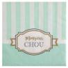 SERVIETTE BABY SHOWER VERT X20