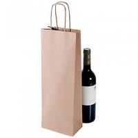 SAC BOUTEILLE KRAFT 11X11X39CM