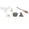SET DE 6 DECORATIONS APPRENTI SORCIER POUR GATEAU (20cm)