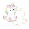 SET INVITATIONS BABY LICORNE X8