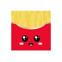 SERVIETTES SALTY JUNK FOOD 33X33CM X16