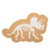 ASSIETTES DINOSAURE KRAFT ET BLANC 14,5X22CM  X8