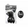BALLON METAL JOYEUX ANNIVERSAIRE NOIR X6