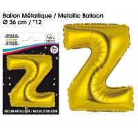 BALLON ALU OR LETTRE Z