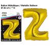BALLON ALU OR LETTRE Z