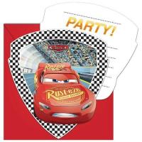 CARTE INVITATION CARS3+ ENV. X 6