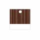 ETIQUETTE CARREE MARRON 3CM DECO X25