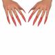 ONGLES LONGS ROUGES ADHESIFS X10
