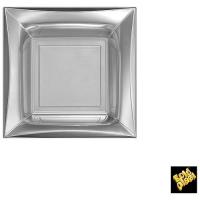 ASSIETTE CREUSE 18X18CM ARGENT X15