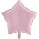 BALLON ALU ETOILE PASTEL ROSE 19"46CM