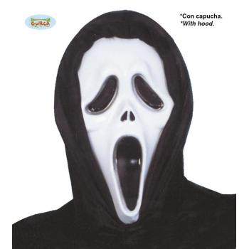 MASQUE ASSASSIN PLASTIQUE AVEC CAPUCHE