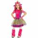 COSTUME MONSTRE ROSE FILLE 7/9 ANS