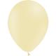 BALLON LATEX 12"30CM PASTEL MATTE JAUNE X10