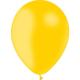 BALLON LATEX STD 12"30CM JAUNE OR X10