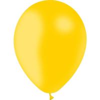 BALLON LATEX STD 12"30CM JAUNE OR X10