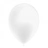 BALLON LATEX METAL BLANC 25CM X12