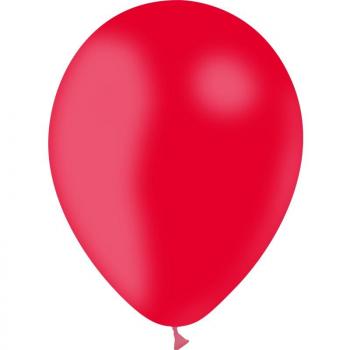 BALLON LATEX STD 12"30CM ROUGE X10