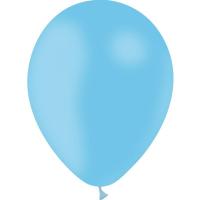 BALLON LATEX STD 12"30CM BLEU CIEL X10