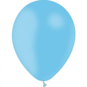 BALLON LATEX STD 1230CM BLEU CIEL X10