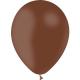 BALLON LATEX STD 12"30CM CHOCOLAT X10