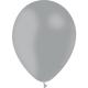 BALLON LATEX STD 12"30CM GRIS X10