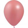 BALLON LATEX METAL 5"12CM ROSE GOLD X25