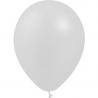 BALLON LATEX METAL 5"12CM ARGENT X25