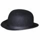 CHAPEAU MELON FEUTRE NOIR