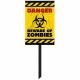 PANNEAU DANGER ZOMBIE