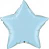 BALLON ALU ETOILE PEARL BLEU CLAIR 20