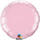 BALLON ALU ROND PEARL PINK 18" 46cm