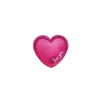ASSIETTES LOVE COEUR 20CM X6