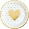 ASSIETTES LOVE 23CM X8