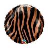 BALLON ALU ROND TIGRE 18" 46CM