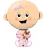 BALLON ALU BABY GIRL 38" 89cm