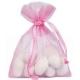 SACHET ORGANDI ROSE VIF X10