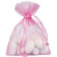 SACHET ORGANDI ROSE VIF X10