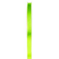 SATIN 6MM X25 VERT ANIS