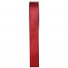 SATIN DOUBLE FACE 25MM X25M BORDEAUX