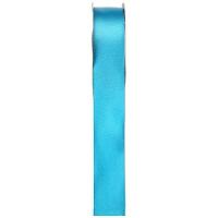 SATIN DOUBLE FACE 25MM X25M TURQUOISE